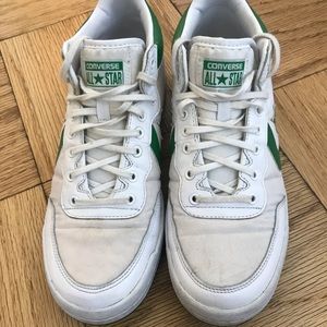 Converse Fastbreak 83 mid leather green white